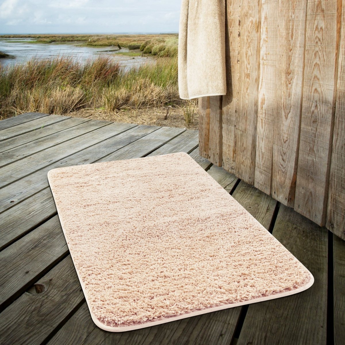 Luxura UltraSoft Bath Mat | Super-absorbent microfiber bathroom rug with anti-slip backing 9