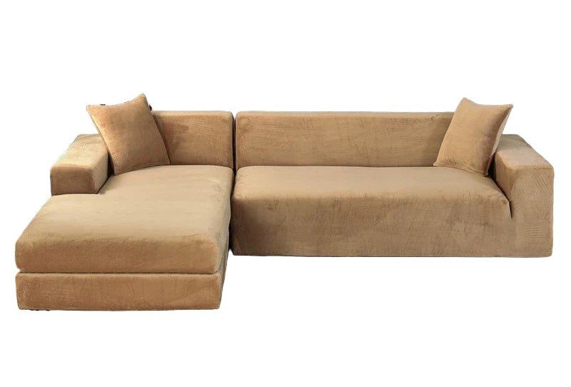 SOFALUX – Stretch Velvet Sofa Cover with Elegant Design and Protective Fit