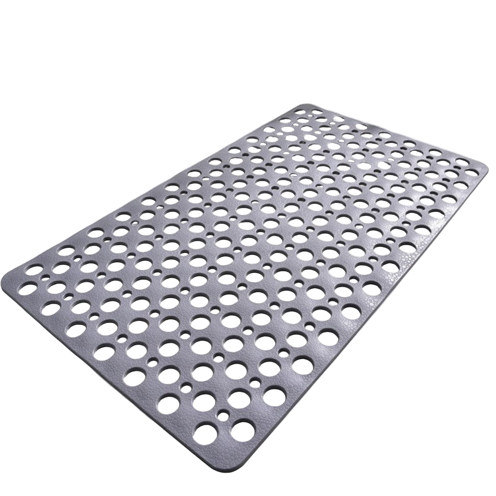 Luxury Anti-Slip Bath Mat for Bathroom - Mold-Resistant, Quick-Drainage with Strong Suction Cups, Comfortable and Hygienic 0