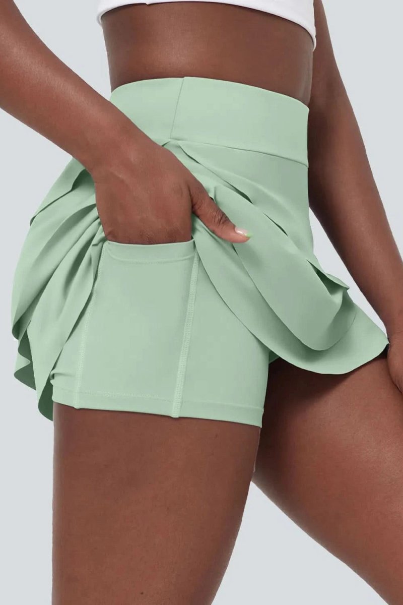 MARIPOSA – Airy 2-in-1 golf skirt with tiered design & pockets 8