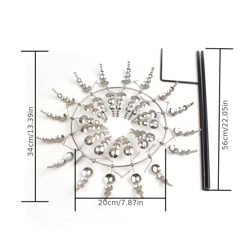 METASPIN – Durable Metal Wind Spinner for Stylish Outdoor Décor 5