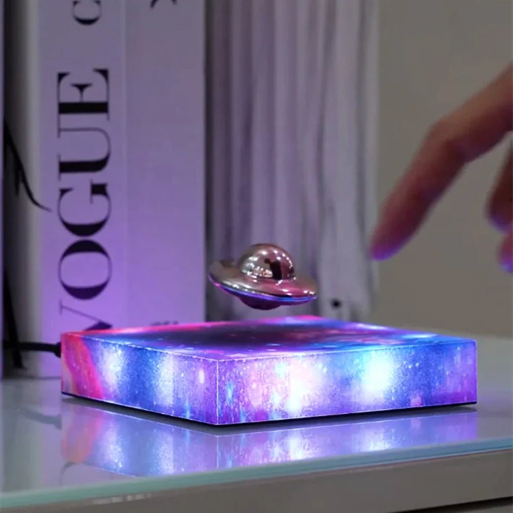 Magnetic Levitating Spaceship LED Night Light - Unique Home Decor Lamp 2