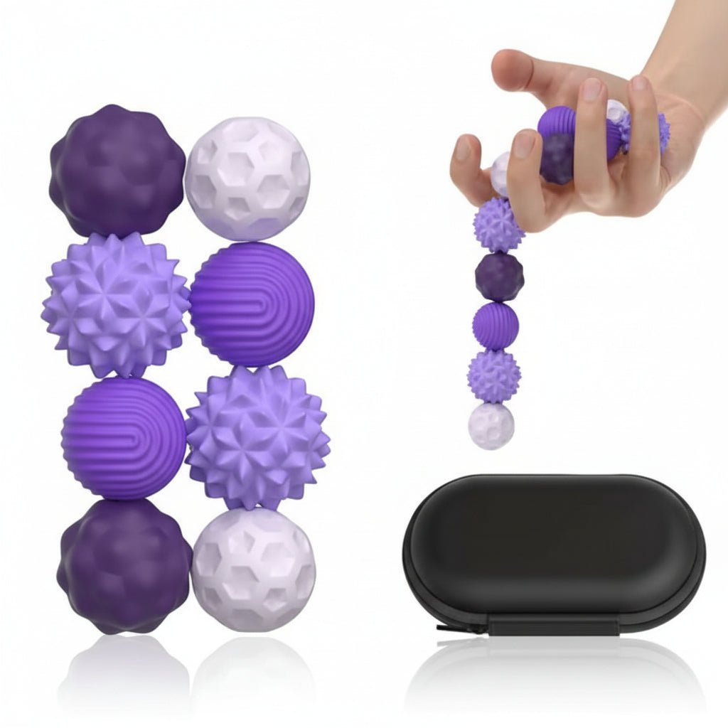 Magnetic Sensory Stones for Kids - Stress Relief, Focus Enhancement & Tactile Play 11
