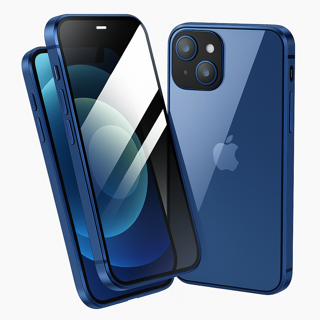 Magnetic Phone Case for iPhone 14 Pro and 13 – Privacy & Screen Protection