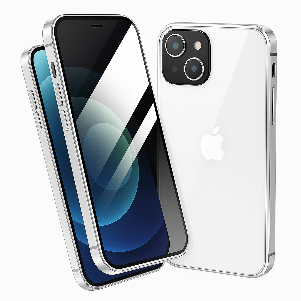 Magnetic Phone Case for iPhone 14 Pro and 13 – Privacy & Screen Protection