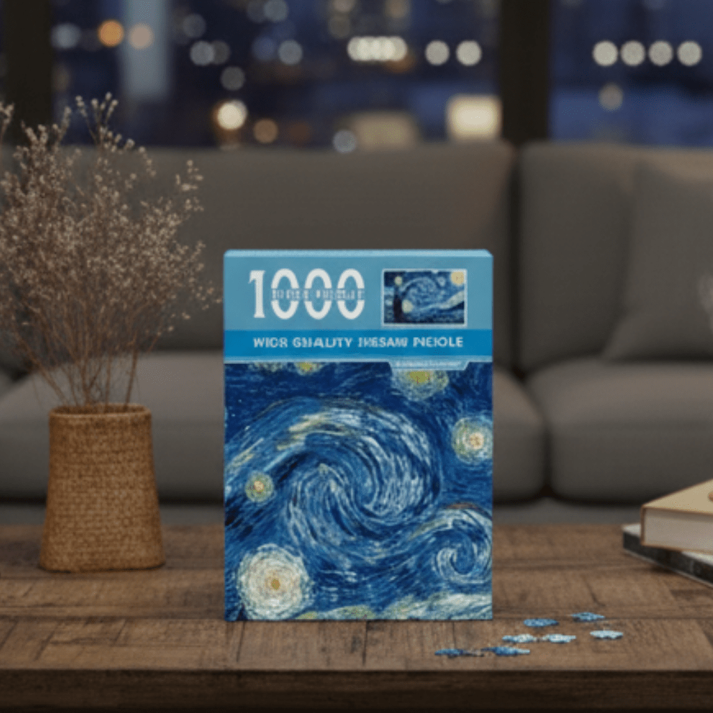 MUSEBLOCK – Compact jigsaw puzzle featuring Van Gogh oil art