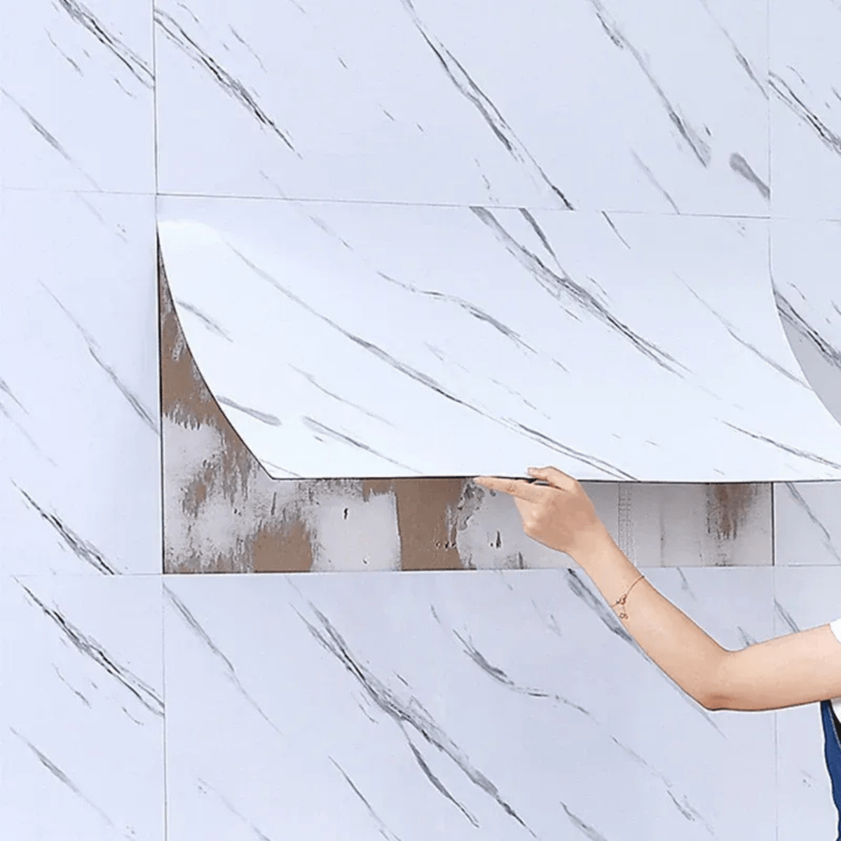 Marblique – Self-Adhesive Marble PVC Floor Tiles for Modern Interiors