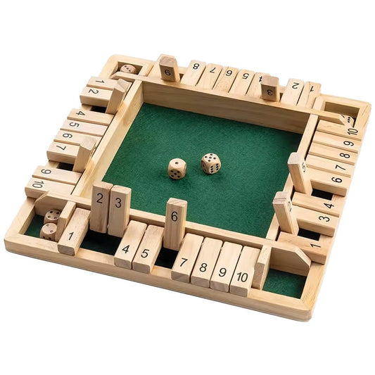 Mind Count Montessori Dice Game | Teaches Numbers & Strategy | Wooden Shut the Box | Educational Math Toy 0