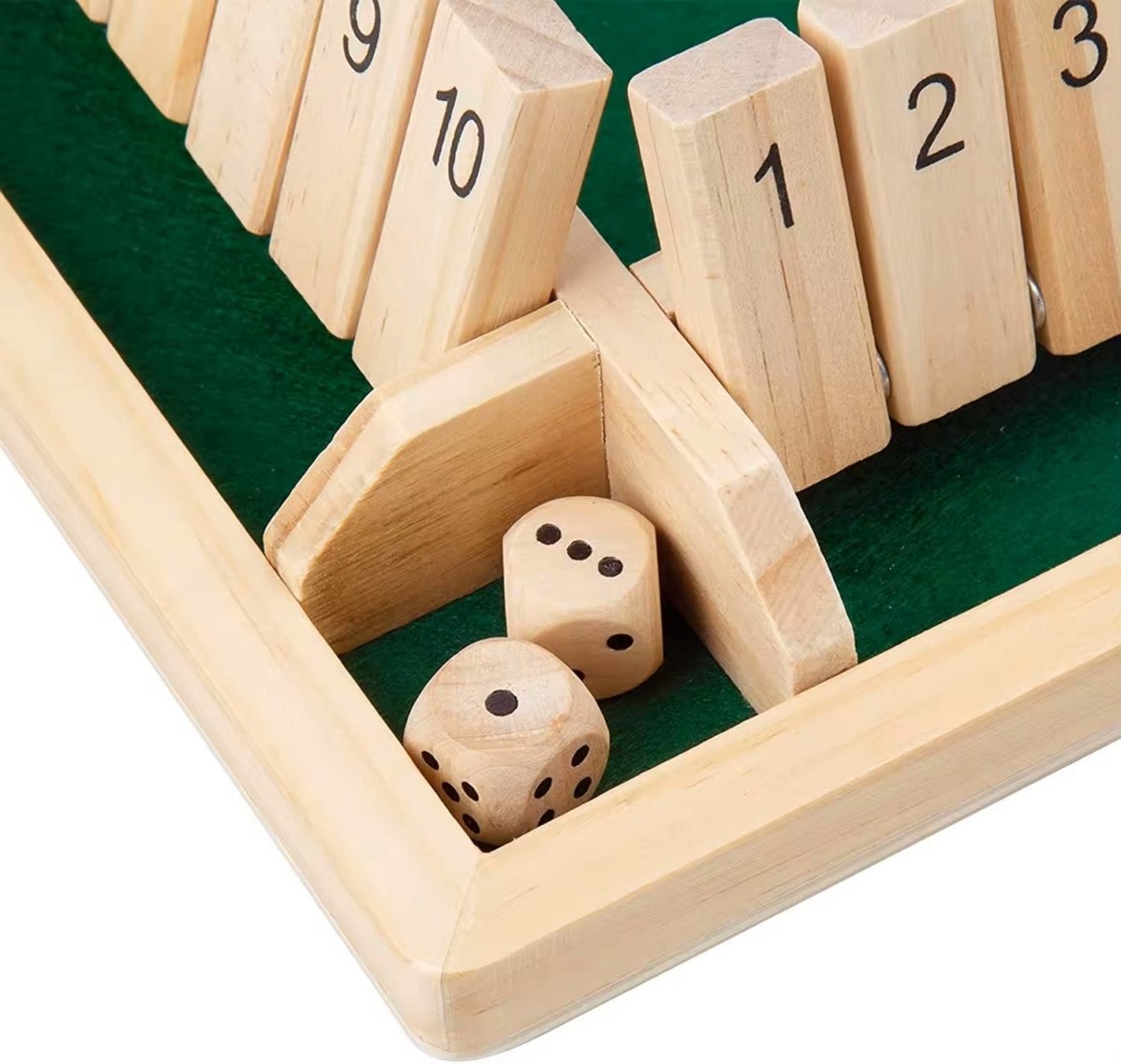 Mind Count Montessori Dice Game | Teaches Numbers & Strategy | Wooden Shut the Box | Educational Math Toy 2