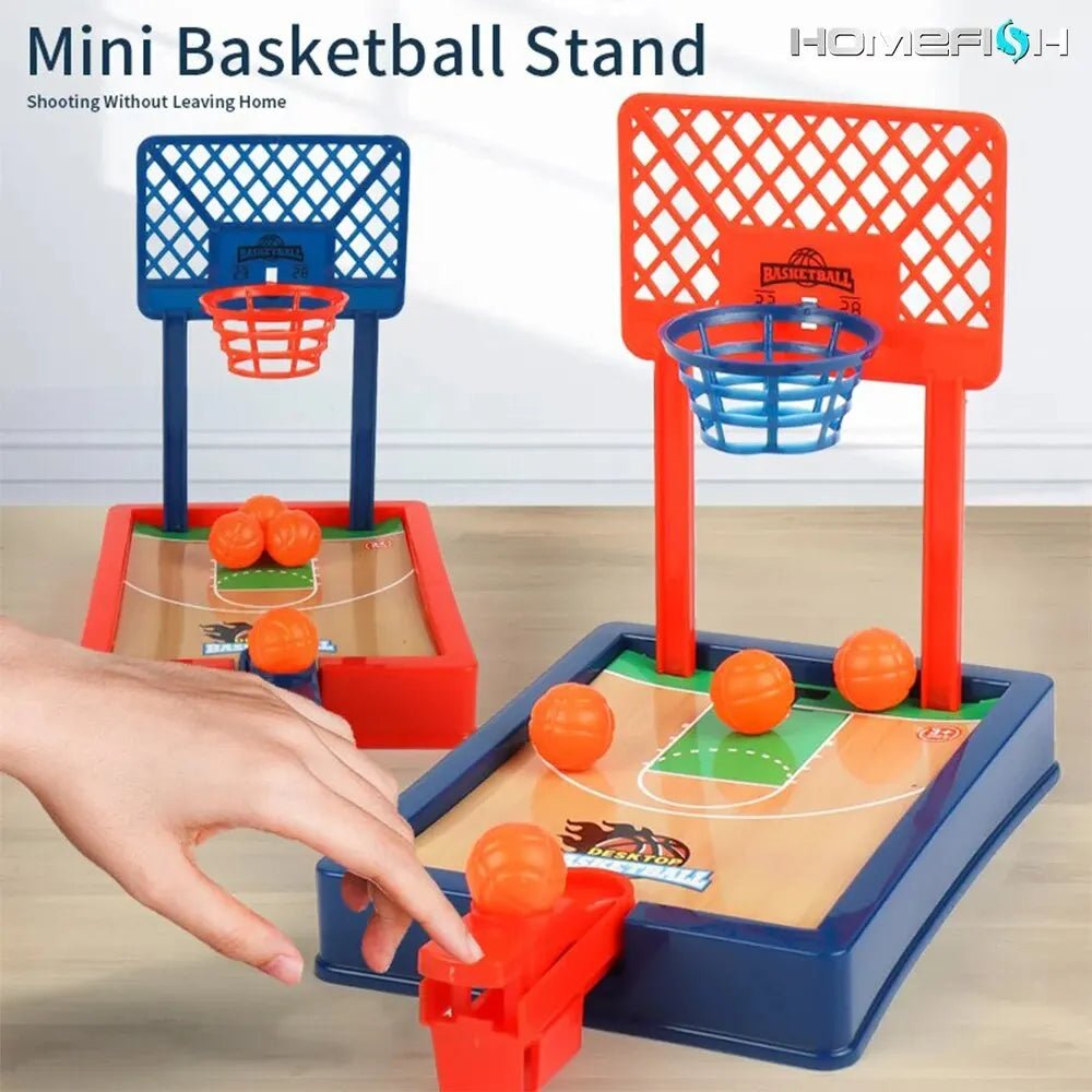 Mini Basketball Game Set - Compact Portable Tabletop Sports Toy for Indoor & Outdoor Fun 0