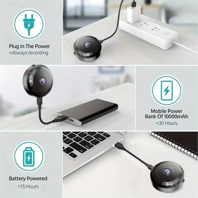 SECURO MINI – Compact 1080P WiFi Security Camera with Night Vision and Motion Detection