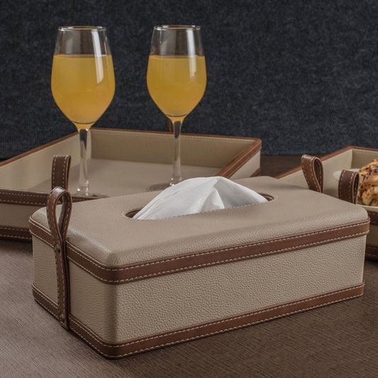 Modèra Premium Leatherite Tissue Case | Stylish and durable tissue organizer for modern spaces 0