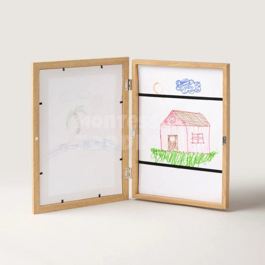 Montessori Toddlers Dressing Frame | Teaches Independence | Fine Motor Learning Toy | Educational Montessori Material 0