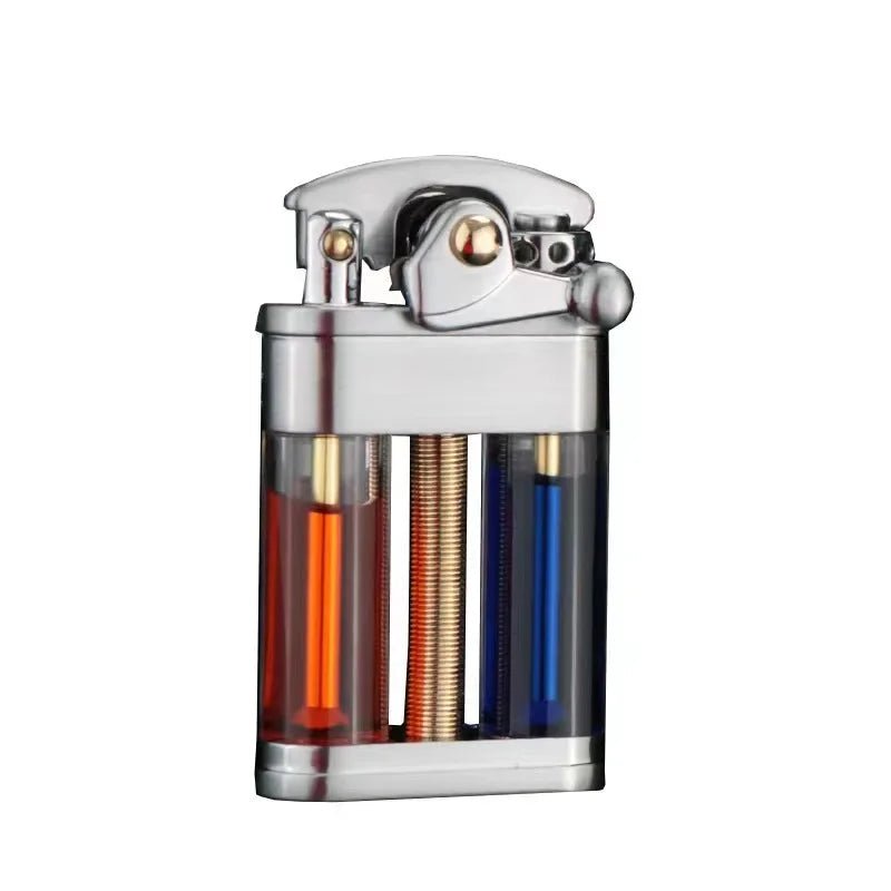 Multi-Fuel Kerosene Lighter - Transparent Design for Outdoor Adventures 6