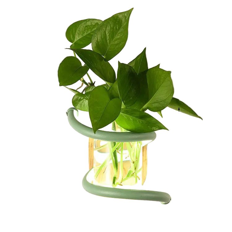 NORDLUME – Nordic Wooden Outdoor Wall Vase Lamp with LED Lighting 7