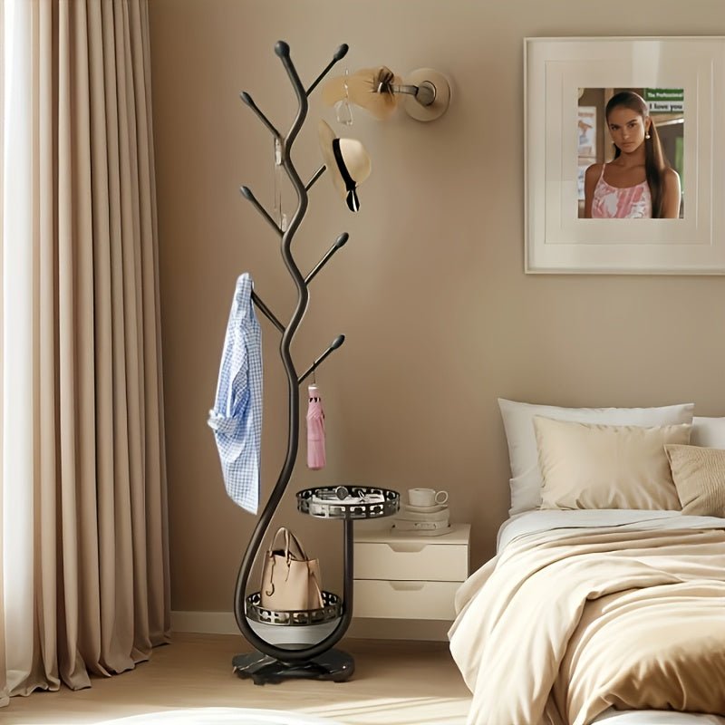 NordLign Standing Coat Rack | Minimalist wooden coat stand for modern interiors 1