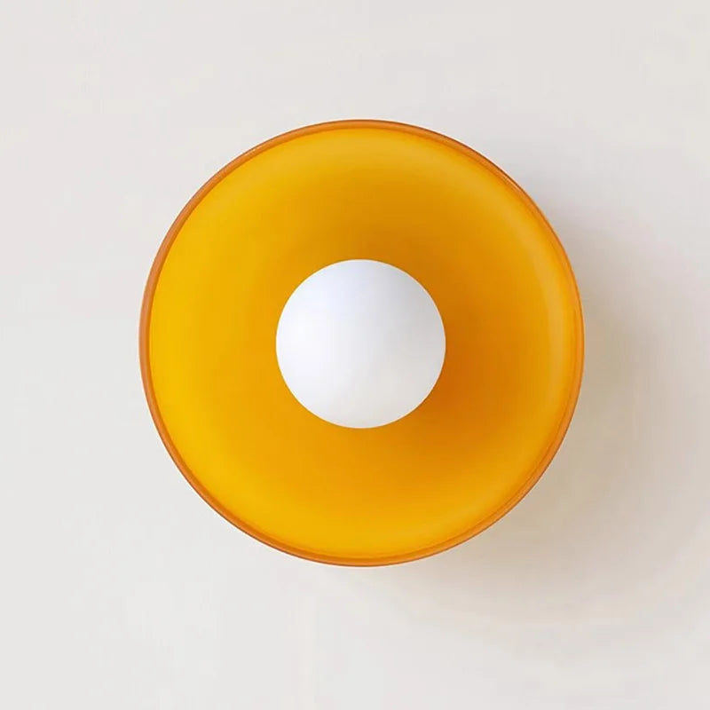 NORDILUX – Nordic Glass Ceiling Lamp with Transparent Shade and LED Compatibility