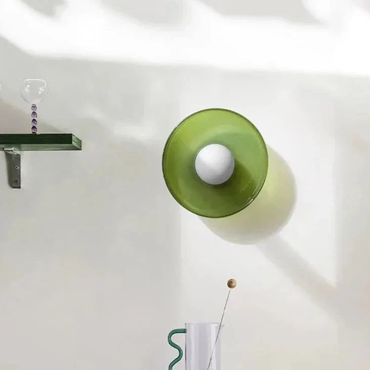 NORDILUX – Nordic Glass Ceiling Lamp with Transparent Shade and LED Compatibility