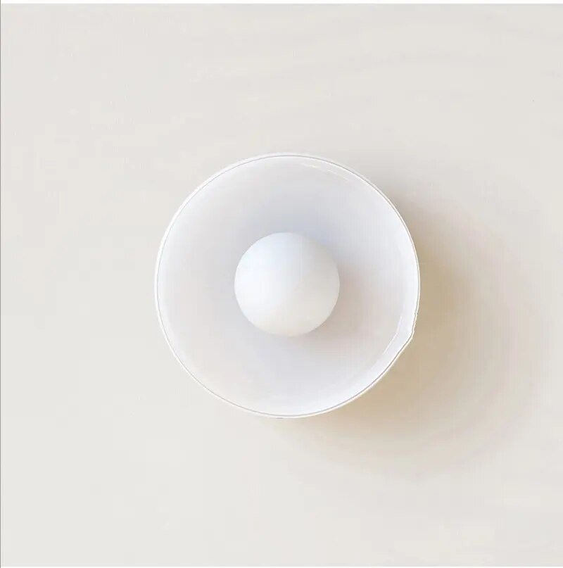 NORDILUX – Nordic Glass Ceiling Lamp with Transparent Shade and LED Compatibility