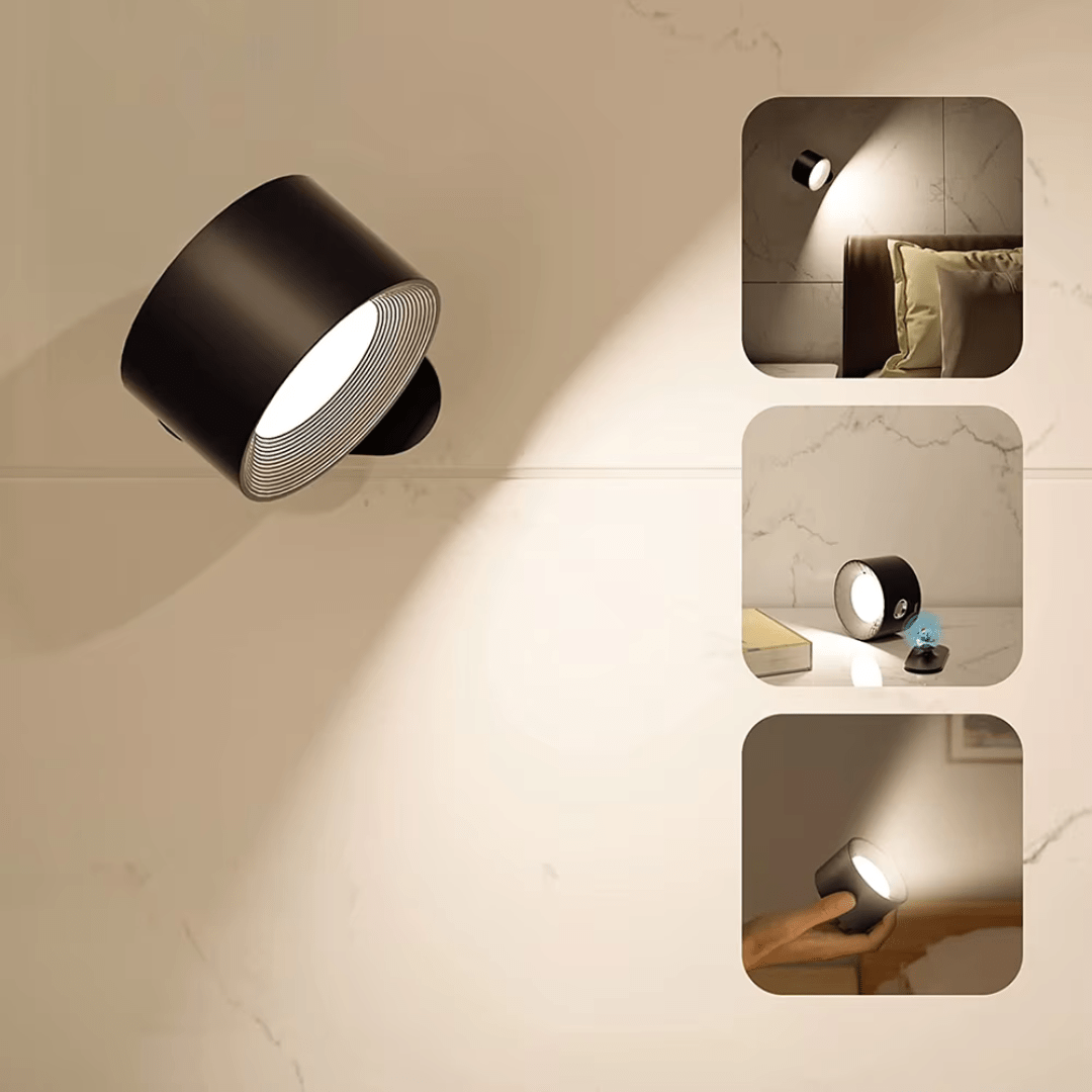 Nordic Light - Cordless Rechargeable Scandinavian Wall Lamp with Remote Control 5
