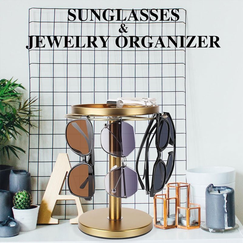 OPTITURN – 360° Rotating Glasses Stand with Compact Design & Versatile Functionality 8