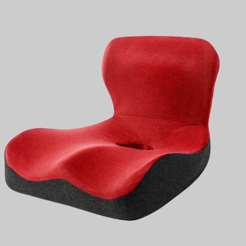 Oraliu L-Shape Memory Foam Cushion | Relieves Back, Coccyx & Spine Pain | Orthopedic Seat Pad | Office & Home Comfort 3