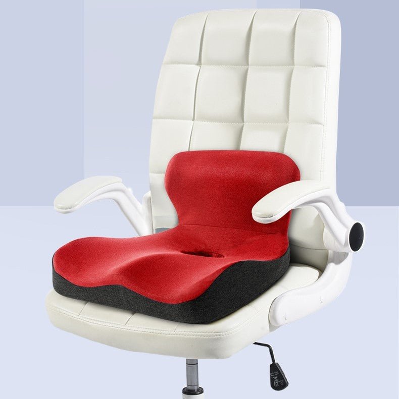 Oraliu L-Shape Memory Foam Cushion | Relieves Back, Coccyx & Spine Pain | Orthopedic Seat Pad | Office & Home Comfort 4