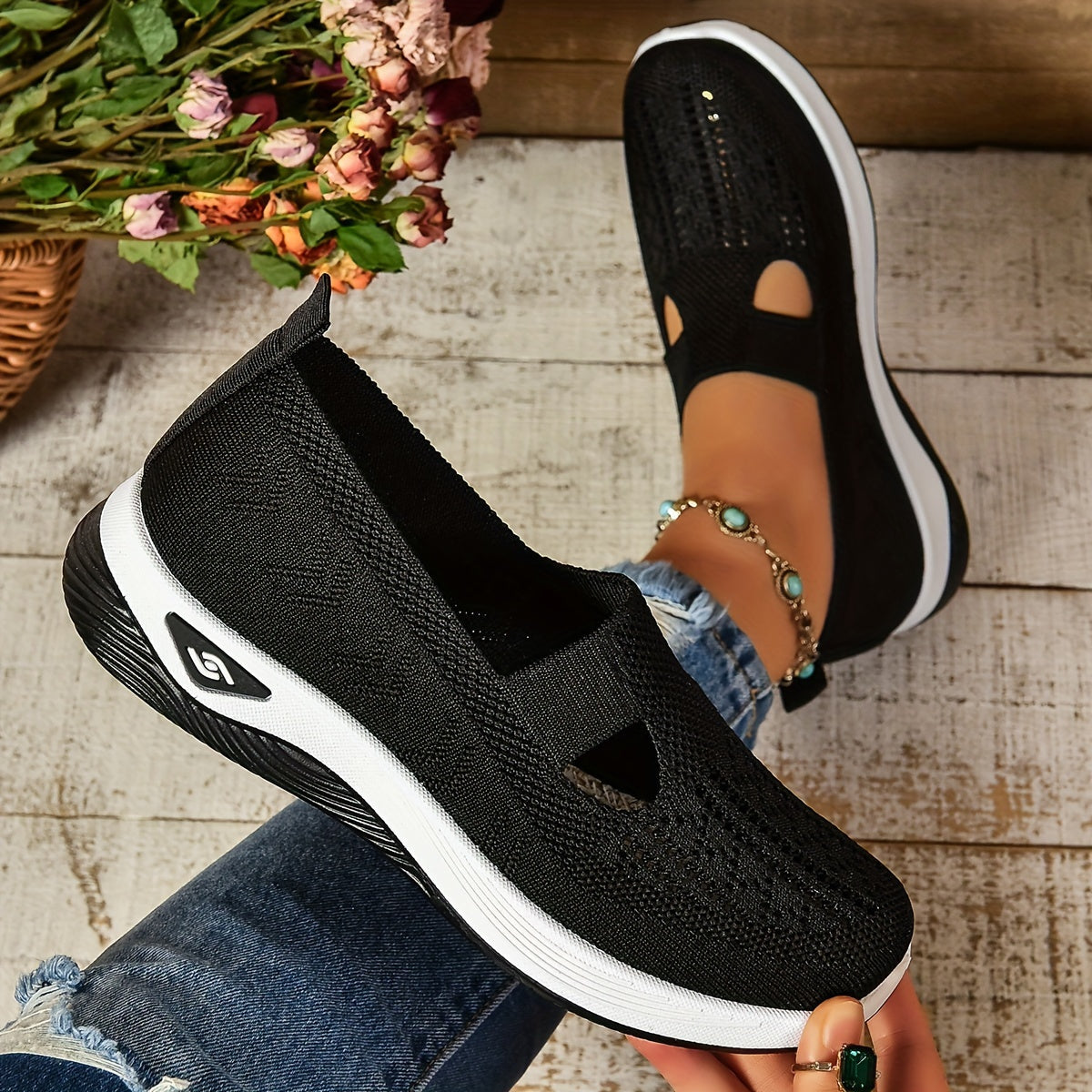 OrthoFit - Women's Orthopedic Slip-On Shoes with Ergonomic Support and Comfort 1