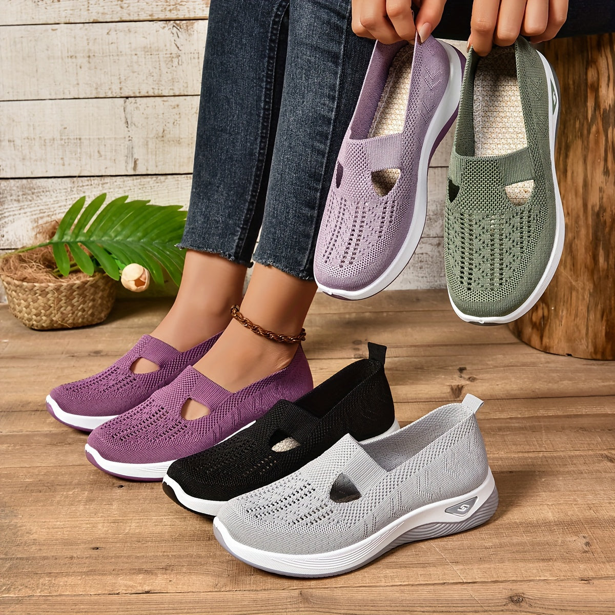 OrthoFit - Women's Orthopedic Slip-On Shoes with Ergonomic Support and Comfort 5