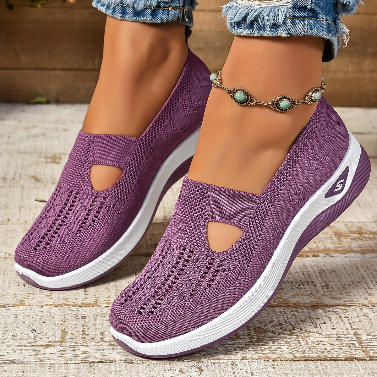 OrthoFit - Women's Orthopedic Slip-On Shoes with Ergonomic Support and Comfort 6