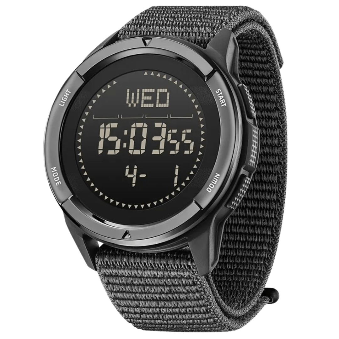OutdoorHaven - Lightweight Carbon Fiber Outdoor Watch with Fitness Tracker 1
