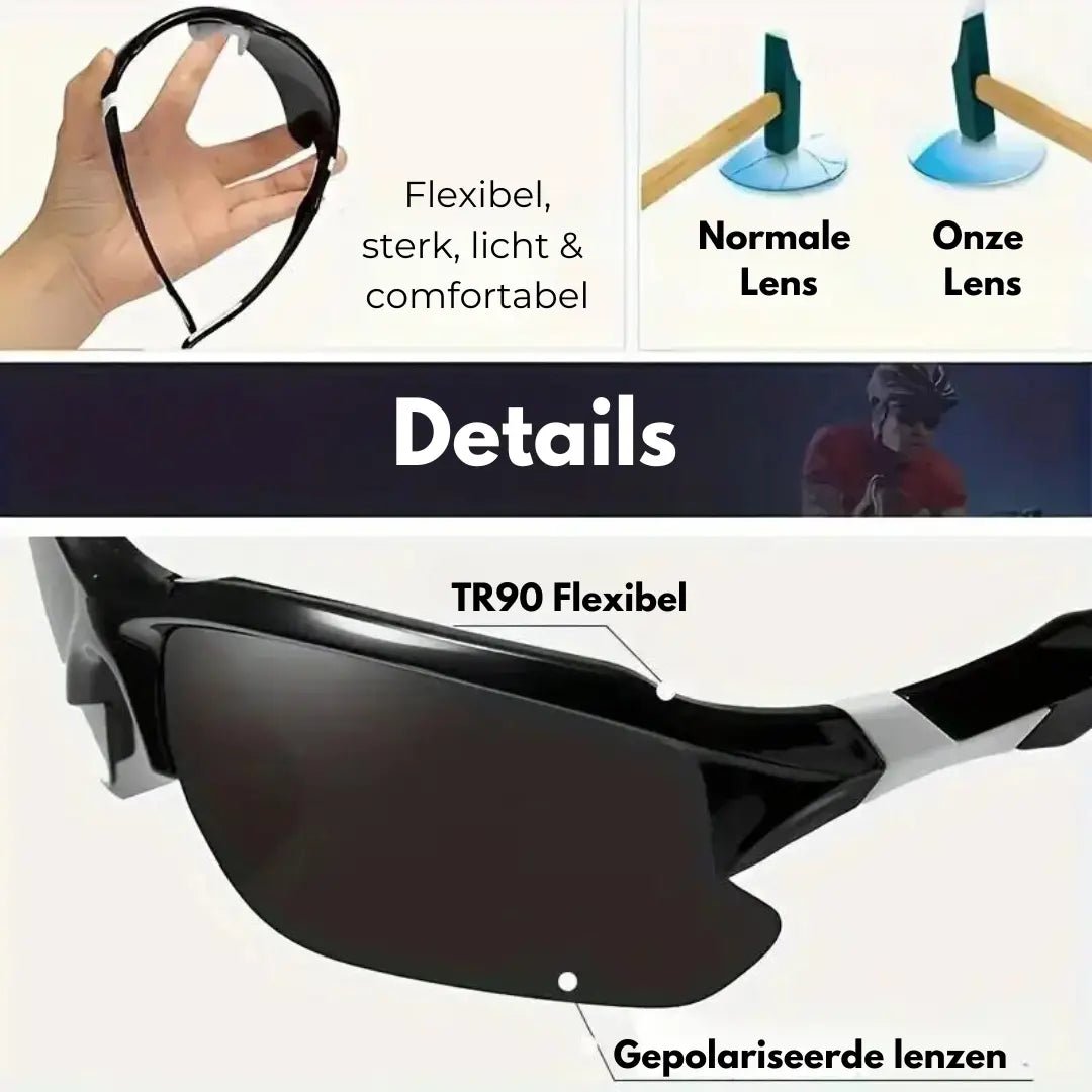 OutdoorHaven Polarized Sports Sunglasses - Ultralight Durable Design & UV Protection 2