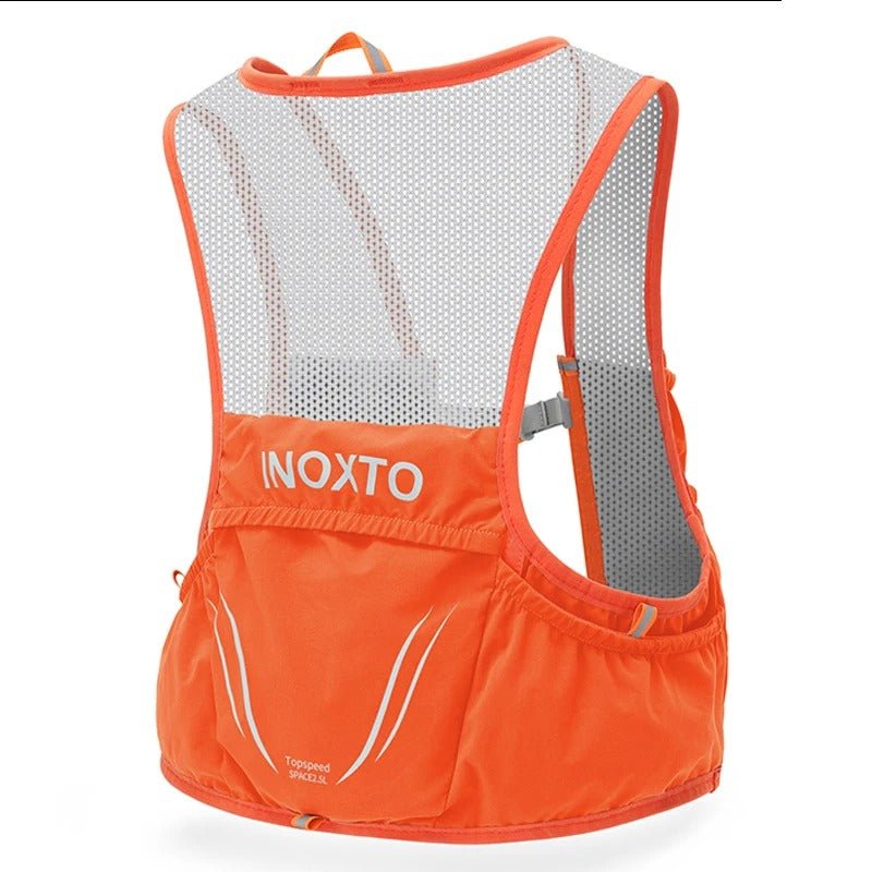 OutdoorHaven Trailrun Hydration Vest with 2 Soft Flasks and Reflective Stripes 2