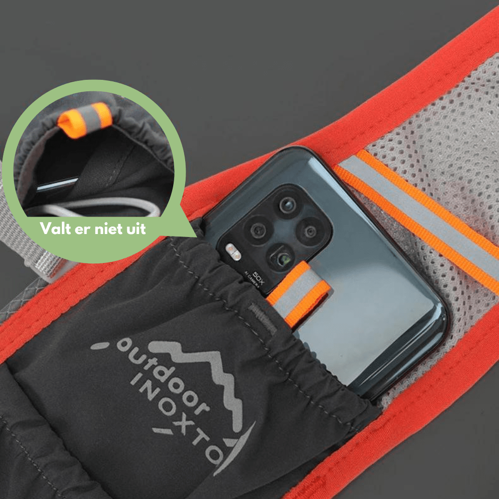 OutdoorHaven Trailrun Hydration Vest with 2 Soft Flasks and Reflective Stripes 4