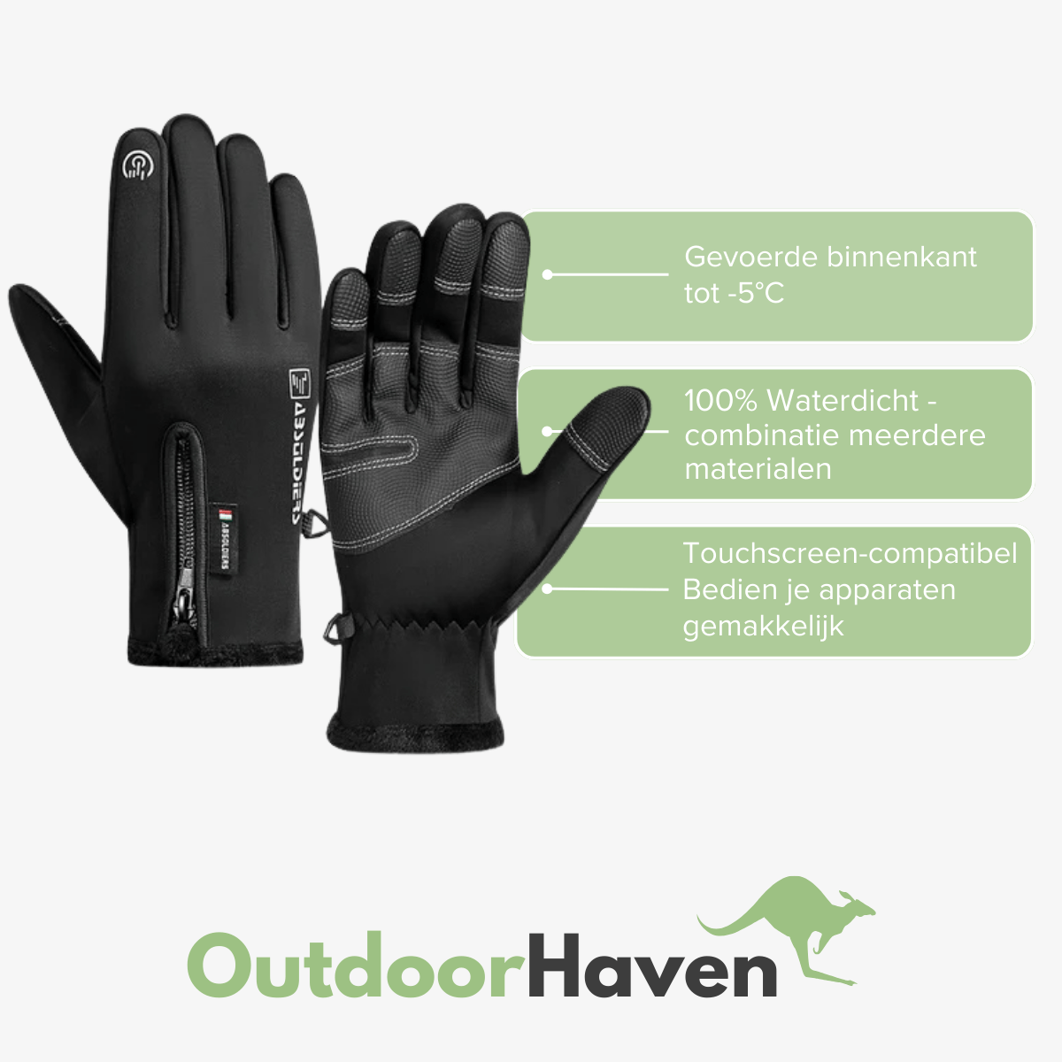 Outdoorhaven - Waterproof Winter Gloves with Touchscreen Compatibility 3
