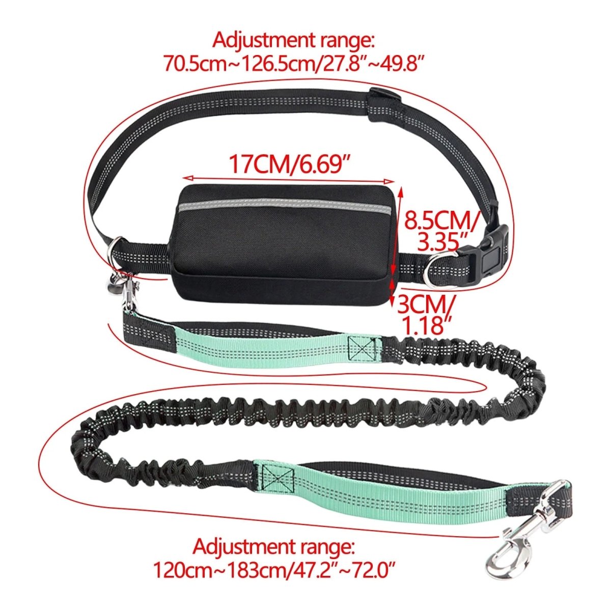 PAWRUNNER Freedom Leash – Hands-Free Dog Leash with Padded Handles 5