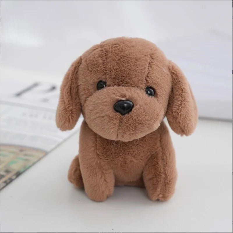 POOCHINI – Cute 12 cm mini plush dog with charm for bag decoration and gift ideas 6