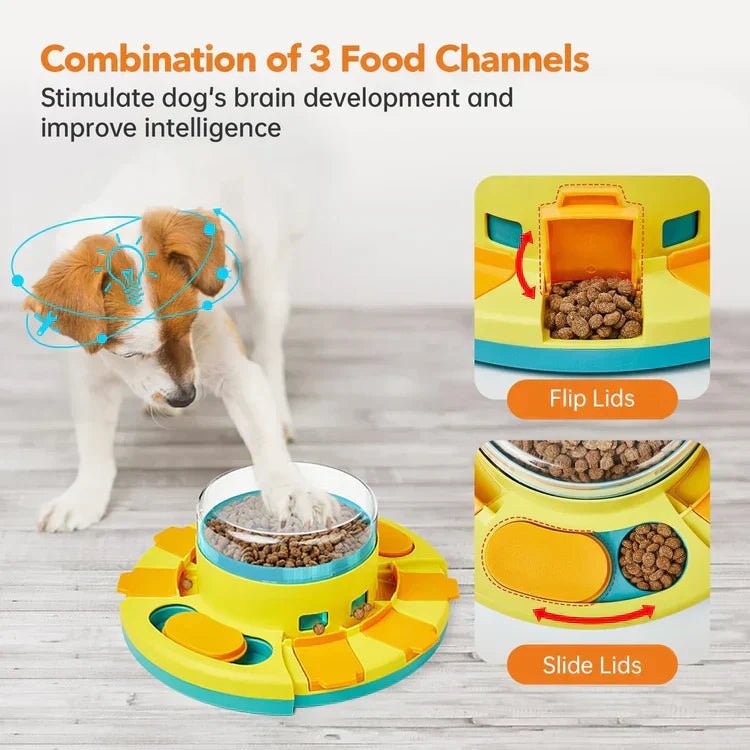PUZZLEFEAST – Interactive Slow Feeder for Dogs and Cats