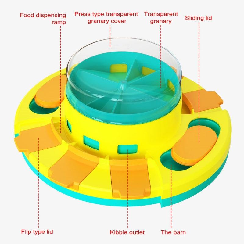 PUZZLEFEAST – Interactive Slow Feeder for Dogs and Cats