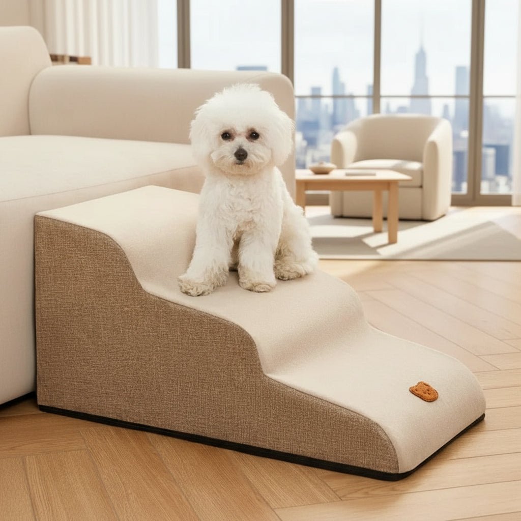 PawAscend - Pet Bed Step Ladder with Non-Slip Steps for Small Dogs & Cats 5