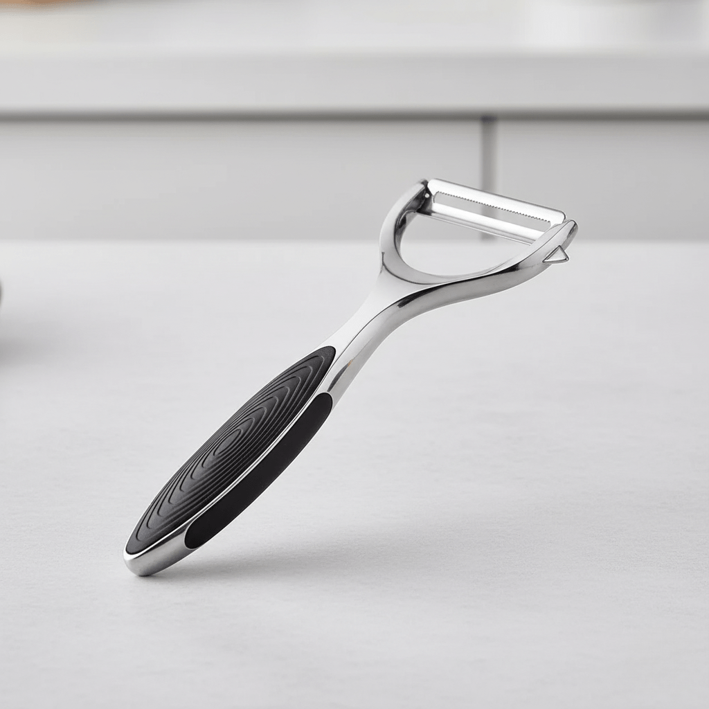 PeelMate Pro – Comfortable, Non-Slip Stainless Steel Peeler for Effortless Prep 0