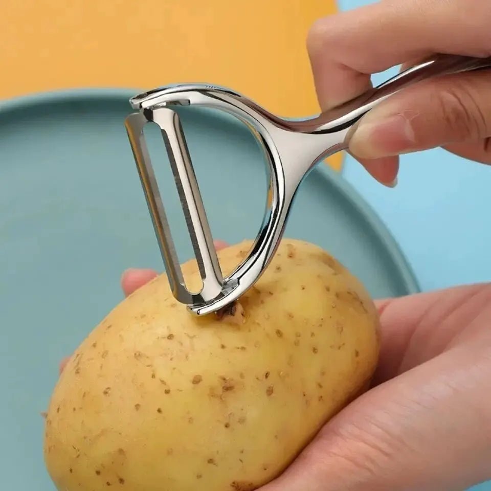 PeelMate Pro – Comfortable, Non-Slip Stainless Steel Peeler for Effortless Prep 3