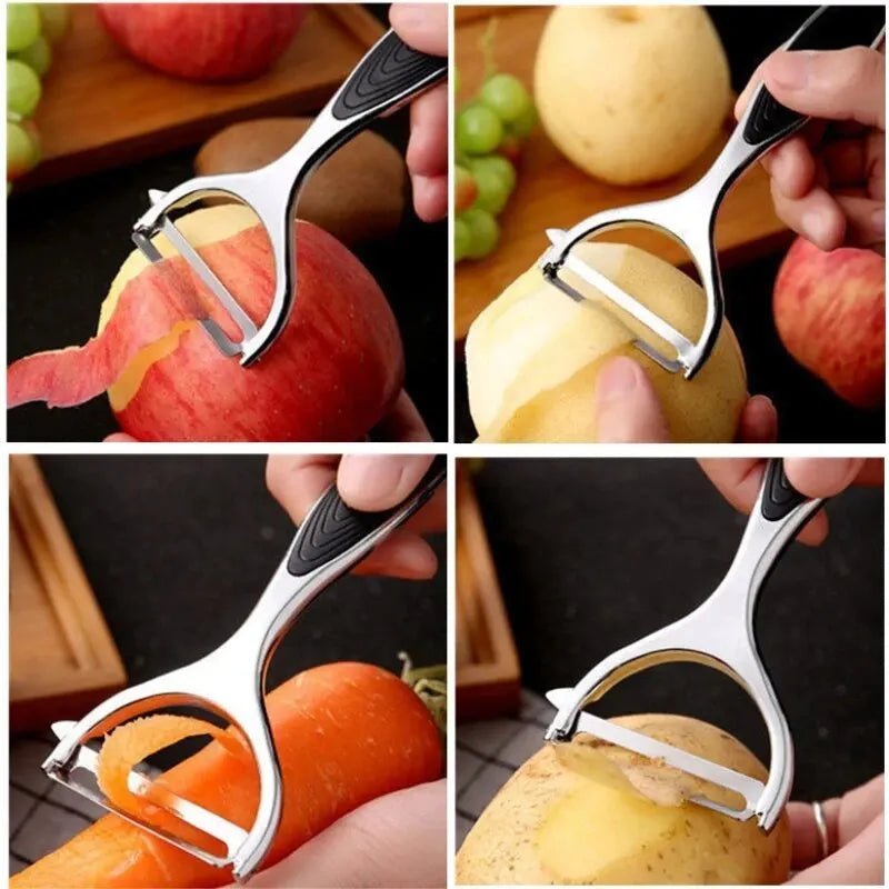 PeelMate Pro – Comfortable, Non-Slip Stainless Steel Peeler for Effortless Prep 6