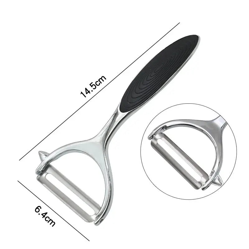 PeelMate Pro – Comfortable, Non-Slip Stainless Steel Peeler for Effortless Prep 8
