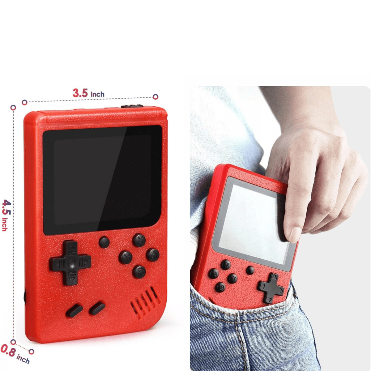 Pixelix – Retro Gaming Console with Over 400 Classics for Nostalgic Fun
