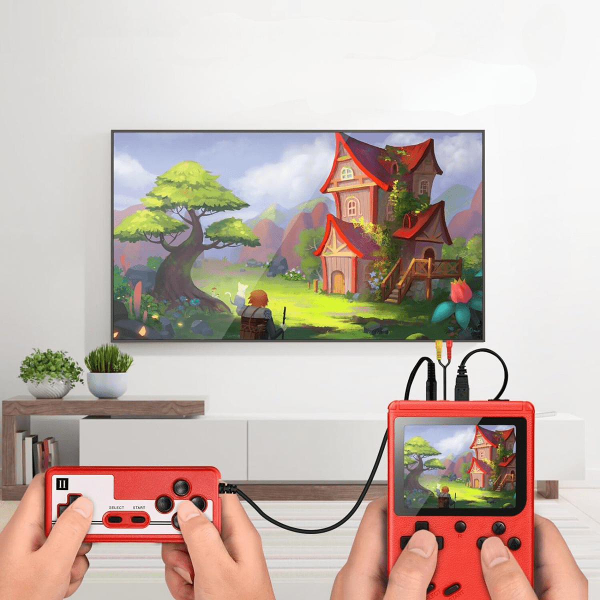 Pixelix – Retro Gaming Console with Over 400 Classics for Nostalgic Fun