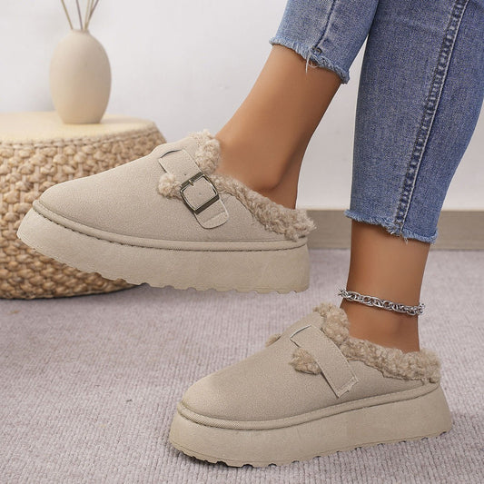 Plushoria – Cozy Plush Slippers for Women with Non-Slip Sole