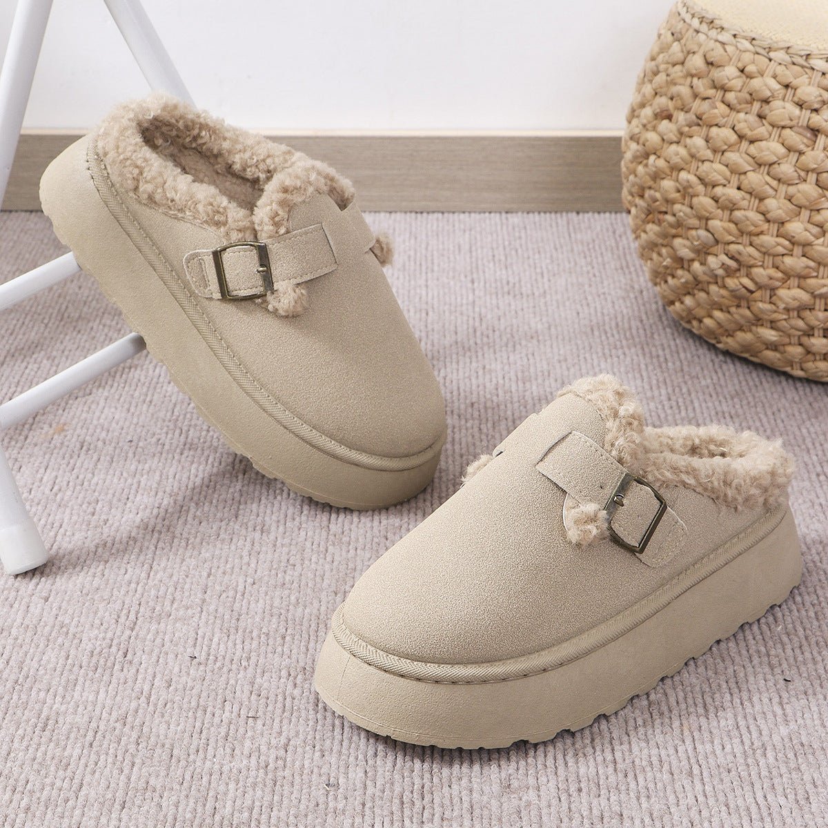 Plushoria – Cozy Plush Slippers for Women with Non-Slip Sole