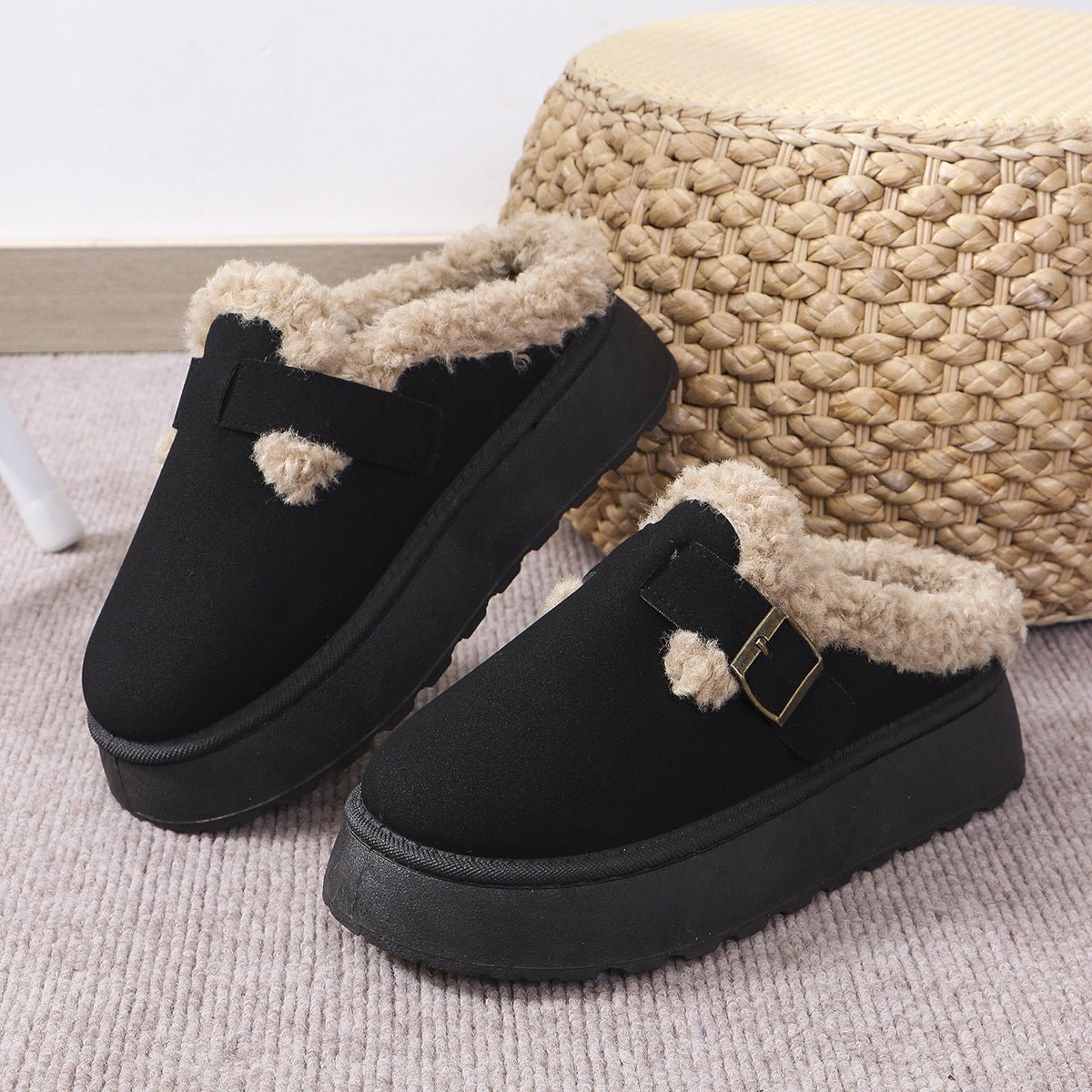 Plushoria – Cozy Plush Slippers for Women with Non-Slip Sole