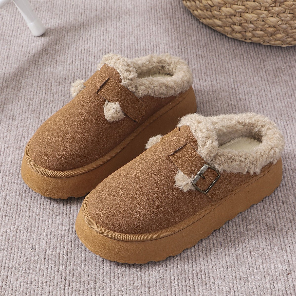Plushoria – Cozy Plush Slippers for Women with Non-Slip Sole
